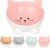 Ceramic Cat Bowl – 125 ml Diameter 13.8 cm – Dishwasher Safe Design for Cats in Pink – Flamingo Cat Bowl Puzi Pink