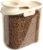 Generisch Compact Pet Food Storage – Airtight Dog Food Container ¦ Dog Treats Container with Lid, Cat Foods Storage for Dry Feed, Pet Treat Tin, Cat Treats Bin for Pantry Garage