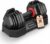 PIRIER Adjustable Dumbbell Set 50LB, 18-in-1 Free Weight Adjustable Dumbbells, One-Hand Twist Adjust, Space-Saving Design, Home Gym Strength Training Equipment for Men & Women