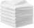 Amazon Basics 100% Organic Cotton Waffle Tea Towels – Highly Absorbent, Quick Drying, Lint-Free Kitchen Towels, 38 x 64 cm, Set of 6, White