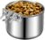 Crate Water Bowl, Hanging Feeder Dish, Stainless Steel Removable Bowls, Secure Feeding Bowl for Home, Indoor, Outdoor, Living Room, Kitchen, Dog, Cat, Pet Cage or Kennel, Dry and Wet Food Use