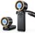 Portable Handheld Fan with Ice Cooler, 199 Speed Personal Fan,5500mAh Rechargeable,20H Cooling Time,20000 RPM Powerful Motor, Summer Essential for Travel/Outdoor/Office, Black Gold