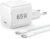 YISH 65 W USB C Charger Quick Charger – GaN Power Supply USB C Plug Compatible with iPhone 17 16 15 Samsung S26 S25 MacBook Fast Charger Fast Charging Power Adapter Charging Plug with 1 m Type C Cable