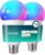 Linkind A21 Smart Light Bulbs, Work with Alexa/Google Home, 2 Pack | 1600LM Smart Bulb, 100W Equivalent 14W, E26 RGBTW Color Changing Bulb with Music Sync, 2.4GHz Wi-Fi & Bluetooth