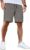 COOFANDY Men’s Casual Shorts Cotton Elastic Waist Drawstring Shorts Lightweight Summer Beach Shorts