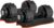 ATIVAFIT Adjustable Dumbbell Set of 2, 5–88LB Quick Dial Free Weights with Double Safety Lock, Anti-Slip Steel Handle & Storage Box, Space Saving Home Gym Equipment for Full Body Strength Training, Suitable for Home Fitness Users
