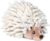 Trixie Plush Hedgehog with Sound, 12 cm | Cuddly playmate made of soft plush – for cuddling, carrying and playing for puppies and adult dogs