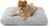 Bedsure Small Dog Bed for Crate Washable, Comfort Fluffy Plush Pillow Bed Crate Pad, Non-Slip and Machine Washable Kennel Pet Sleeping Mat for Puppy/Cat, 24″x17″, Gray