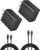 Anker Phone Charger, 20W USB C Charger Block, Type C Charger Fast Charging | For iPhone 17/17 Plus/17 Pro Max/16/16 Plus/16 Pro Max/15 Pro Max/iPad Pro and More (2-Pack with 2 Cables, Black)