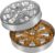 Slow Feeder Dog Bowl – Stainless Steel Non-Slip Metal Slow Feeding Bowl Suitable for Dry, Wet or Raw Food, 5 Cups Large Capacity Dog Bowl, Double-Sided Design, Ideal for All