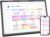 Wall Planner, Digital Calendar and Task Chart, Interactive Smart Touch Screen Display for Family Schedules, Heart Display, Digital Photo Frame, Share Moments from Anywhere