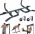 EPHESPORT 2026 Multifunctional Pull Up Bar for Doorway – US Patented Design, Foldable, No Drilling or Slipping, Multi-Grip Bar with Resistance Band Hooks, Commercial Alloy Steel, Large PVC Pads, 440 lbs Capacity