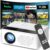 TMY Native 1080P Smart projector with WiFi and Bluetooth, Compatible with Netflix/Prime Video/YouTube, for Smartphone/TV Stick/HDMI/USB, indoor & outdoor use, Camping, Gaming