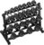 HANDBODE Hex Dumbbell Set with Rack, 480-690 lb, Non-Slip Rubber Grip Handles, Rubber Coated Fixed Weights, Heavy Duty Storage Stand, Hexagon Shape, Multiple Weight Options for Home Gym Strength Training
