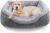 INVENHO Medium Dog Bed for Medium Dogs, Washable, Rectangular, Orthopaedic Dog Bed, Warming, Soft, Soothing, Sleeping, Durable, Pet Bed with Non-Slip Bottom, Size