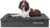 The Dog’s Bed Orthopedic Memory Foam Dog Bed for Large Dogs, Waterproof Washable Cover, Anti-Slip Base, Calming Surface – CertiPUR-Certified Foam, Grey Fur, 6 Inch Thick