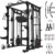 RitFit Buffalo Smith Machine Package, All-in-One Power Cage with Weight Stack , Power Rack with Cable Crossover & Leg Press Attachment for Home Gym