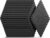 Home Gym Mat, Puzzle Exercise Mat, EVA Interlocking Foam Floor Tiles for Home Workout Equipment and Kids’ Play Areas – Black, 24 in x 24 in x ½ in – 12 Tiles (Black, 12 Pack, 48 SQ FT)