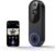 Lunelyx Wireless Video Doorbell Camera, Intelligent Security Doorbell Camera, Cloud Storage, AI Human Detection, Instant Alert, Night Vision, Two Way Audio, 2.4G WiFi Only