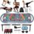 HOTWAVE Portable Exercise Equipment with 16 Fitness Accessories 20 in 1 Push Up Board Resistance Bands with Abdominal Roller Full Body Workout at Home