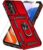SunStory Phone Case Compatible with Samsung Galaxy A16 5G Case with HD Screen Protector & Slide Camera Cover & Kickstand, [Military-Grade] Phone Case for Samsung A16 (Red)