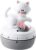 Joie MIAU Cat Kitchen Timer Made of Plastic, Mechanical 60 Minute Timer, Colour: White/Pink/Grey, Dimensions: 15 x 10 x 8 cm, 12444