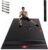 HAPBEAR Large Exercise Mat-6’x4’/7’x5’/6’x8’/6’x9’/6’x10’/6’x12’x 1/3″(8mm) | Non-Slip, Ultra Durable, Thick Workout Mat for Home Gym Flooring, Cardio, Yoga & Fitness; High-Density, Shoes-Friendly