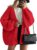 PRETTYGARDEN Womens Oversized Cardigan Sweaters 2026 Fall Long Lantern Sleeve Knit Open Front Lightweight Sweater