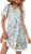 WIHOLL Dresses for Women 2025 Casual Summer V Neck Wedding Guest Dress Short Sleeve Fashion Beach Holiday