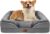 Spotted Play Orthopaedic Dog Bed with Sides – Dog Sofa Beds for Medium Dogs, Supportive Foam Pet Couch Bed with Washable, Removable Cover, Waterproof Lining and