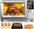 Nuwave Bravo Air Fryer Toaster Smart Oven, 12-in-1 Countertop Convection, 30-QT XL Capacity, 50°-500°F Temperature Controls, Top and Bottom Heater Adjustments 0%-100%, Brushed Stainless Steel Look