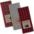 DII Cotton Christmas Holiday Dish Towels, 18×28 Set of 3, Decorative Oversized Embroidered Kitchen Towels, Perfect Home and Kitchen Gift-Cabin Christmas