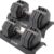 CAP ADJUSTABELL Adjustable Dumbbell Weights – Singles & Pairs | 12.5 lb, 25 lb & 55 lb | Multiple Handle Options