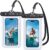 Lamicall Waterproof Phone Pouch Case – [2 Pack] IPX8 Beach & Cruise Essentials, Touch Screen, Easy Lock, Cell Phone Dry Bag for iPhone 17 16 15 14 13 12 11 Pro Max Plus, Galaxy S25, fit 7″ with Case