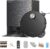 DREAME X60 MAX Ultra Complete Robot Vacuum Cleaner and Mop, Upgraded X50 Series, 3.13 Inch (8 cm), Ultra Thin Design, 35,000 Pa Suction Power, Self Draining and Charging, Self Cleaning Mop