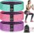 WALITO Resistance Bands for Legs and Butt, Fabric Exercise Bands Yoga Pilates Rehab Fitness and Home Workout Strength Bands for Booty