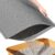 ESTHELLO Cat Litter Mat, Cat Litter Trapping Mat, Honeycomb Double Layer Design, Easy to Clean,Washable (24’’ x 15’’ Gray