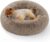Bedsure Cat Bed, Washable, Fluffy Cat Bed – Diameter 60 cm, Cat Sleeping Place for Cats and Small Dogs, Plush Cat Cushion, Round, Cuddly Bed, Camel | Cat sleeping place for cats and small dogs, plush cat cushion, round cuddly bed, camel